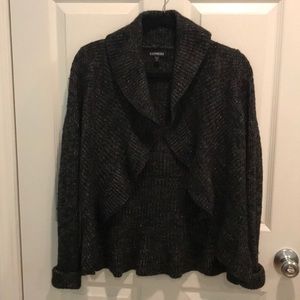 Express Size Small black cardigan for women